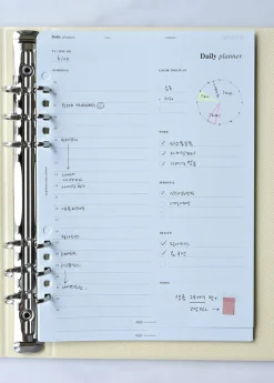 Up&Down Index 6 Ring A5 Planner Refill