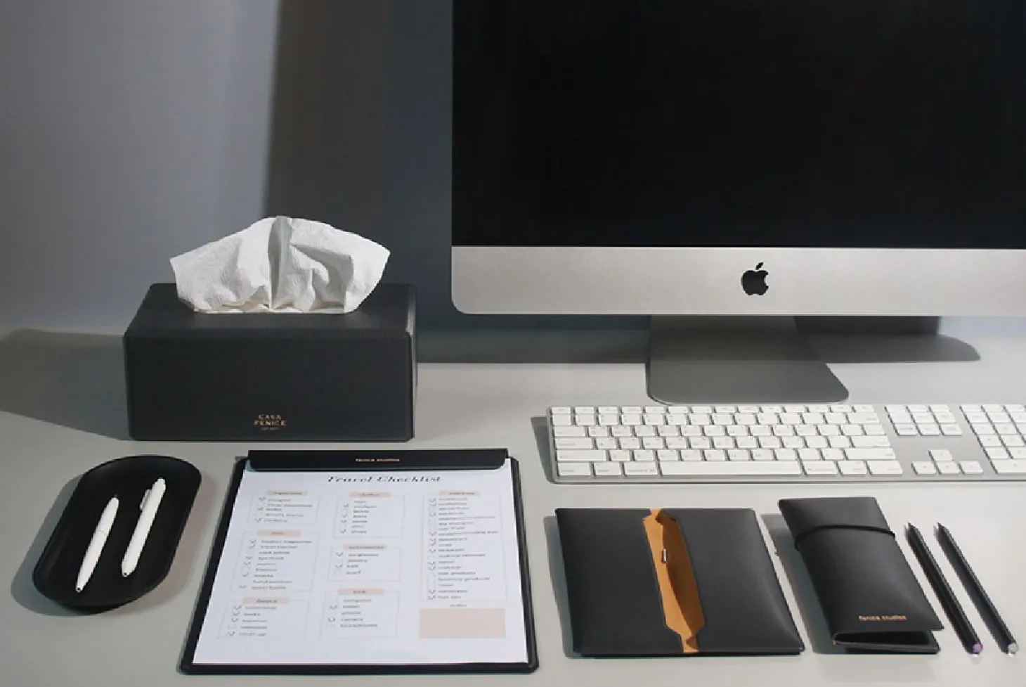 Vegan Leather A4 Magnetic Clipboard