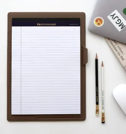 Vegan Leather A4 Notepad Holder