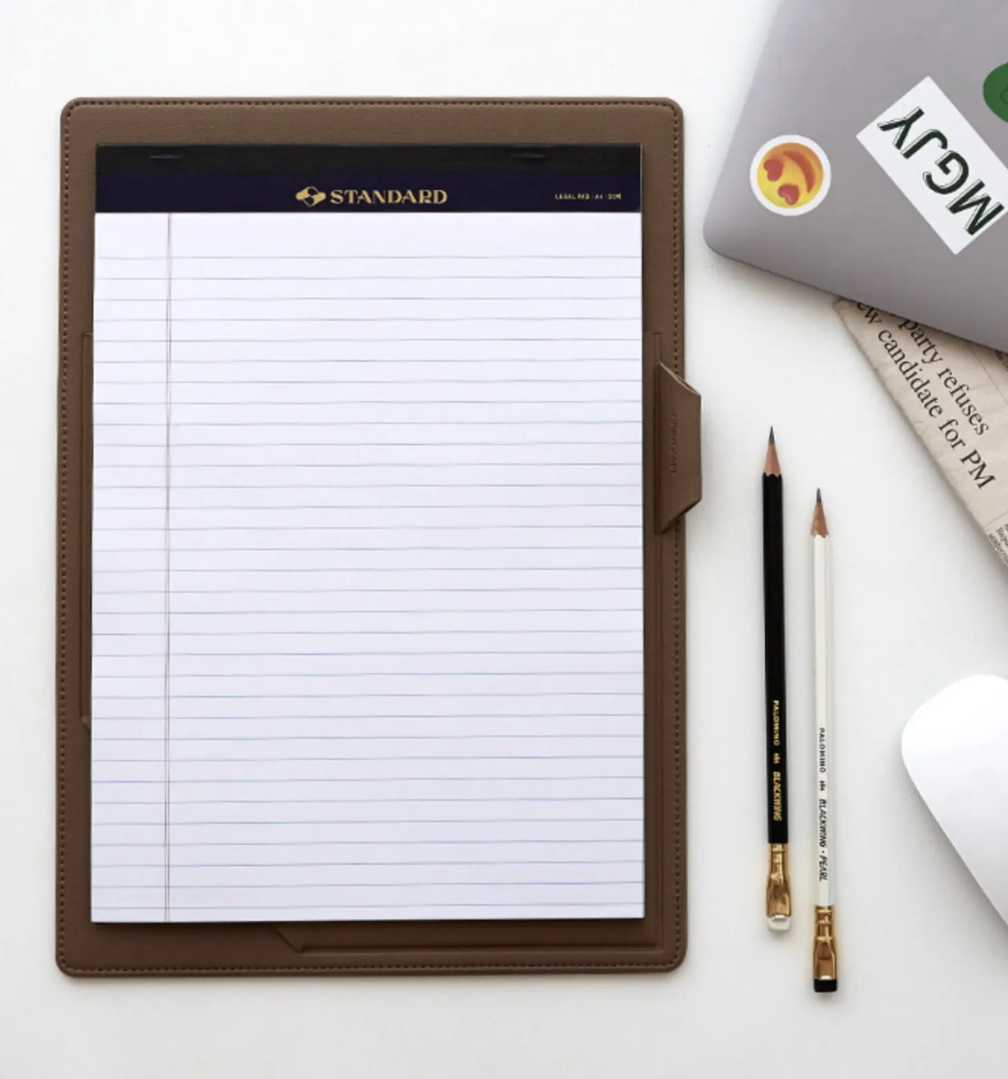Vegan Leather A4 Notepad Holder