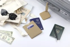 Vegan Leather Anti Skimming Passport Sleeve