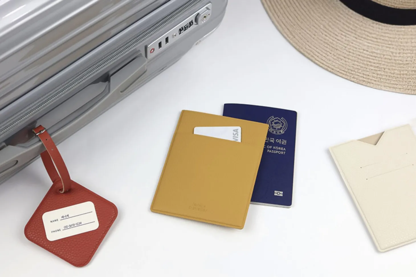Vegan Leather Anti Skimming Passport Sleeve