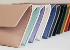 Vegan Leather Cash Envelope Pouch