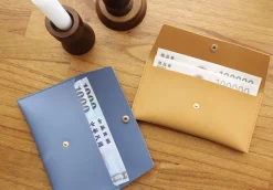 Vegan Leather Cash Envelope Pouch
