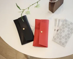 Vegan Leather Cash Envelope Pouch