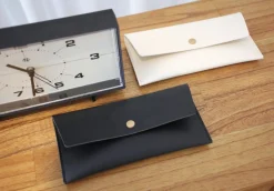 Vegan Leather Cash Envelope Pouch