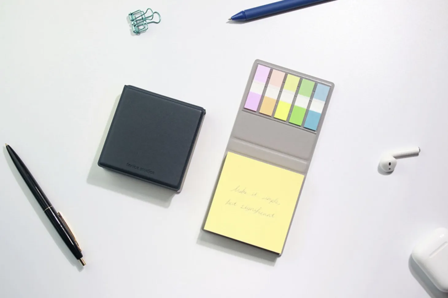 Vegan Leather Index Sticky Note