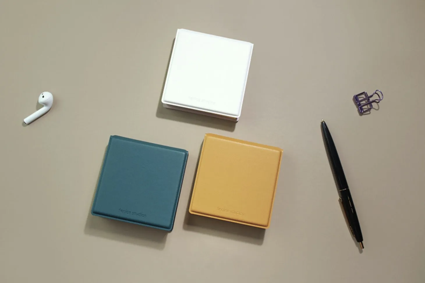 Vegan Leather Index Sticky Note