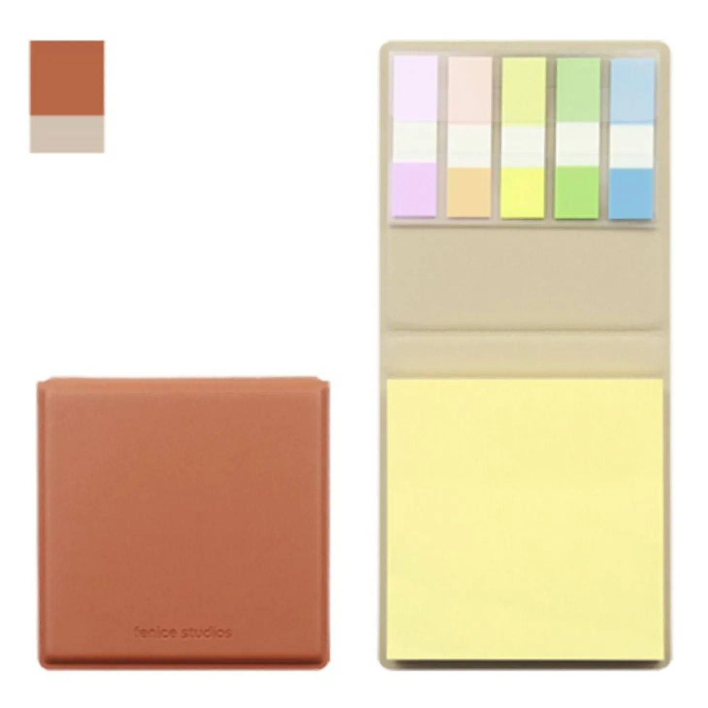 Vegan Leather Index Sticky Note