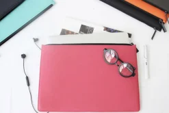 Vegan Leather 13 in. Laptop Clutch