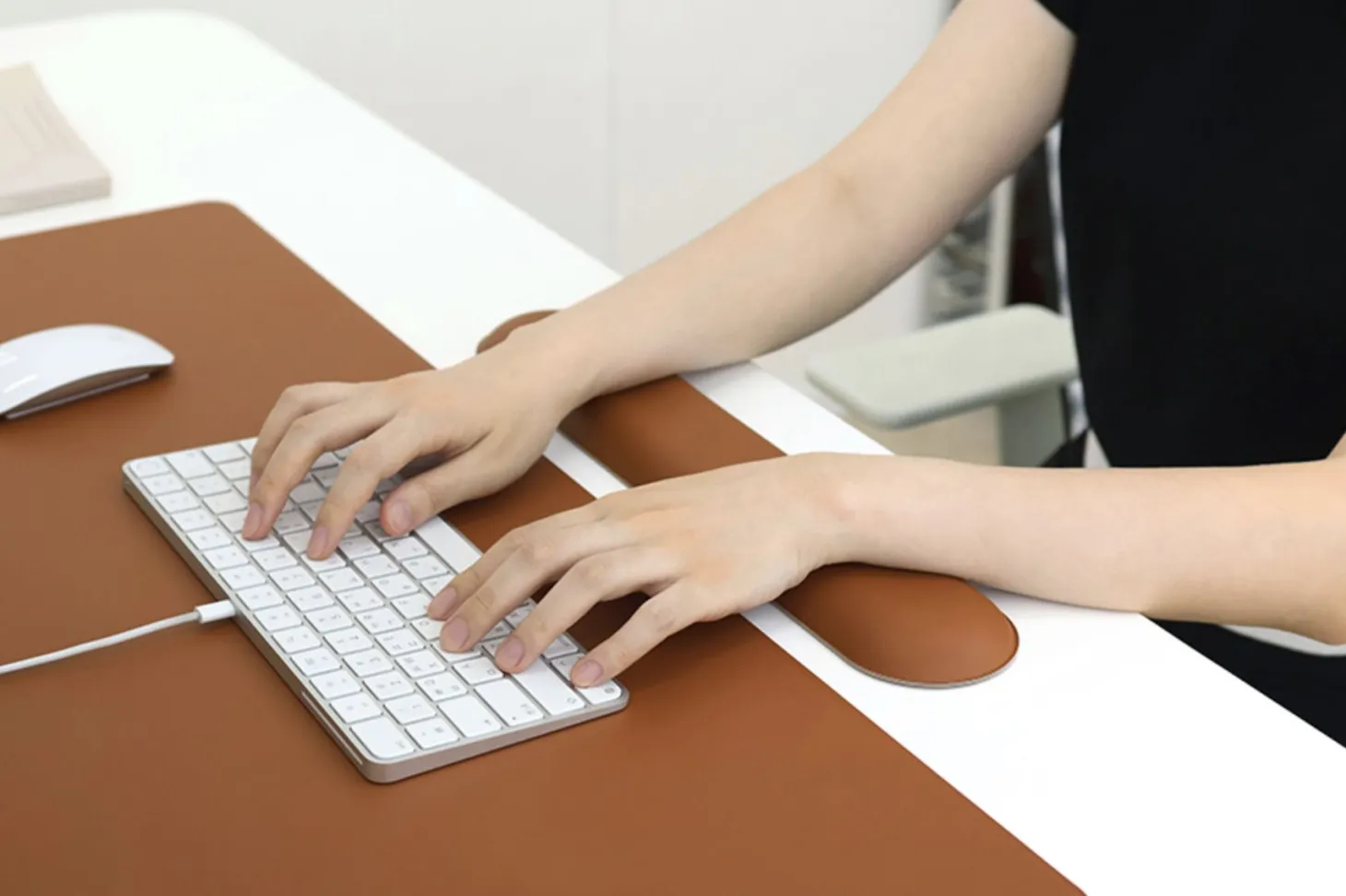 Vegan Leather Keyboard Wrist Rest