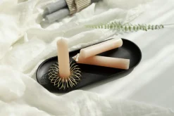 Vegan Leather Round Tray