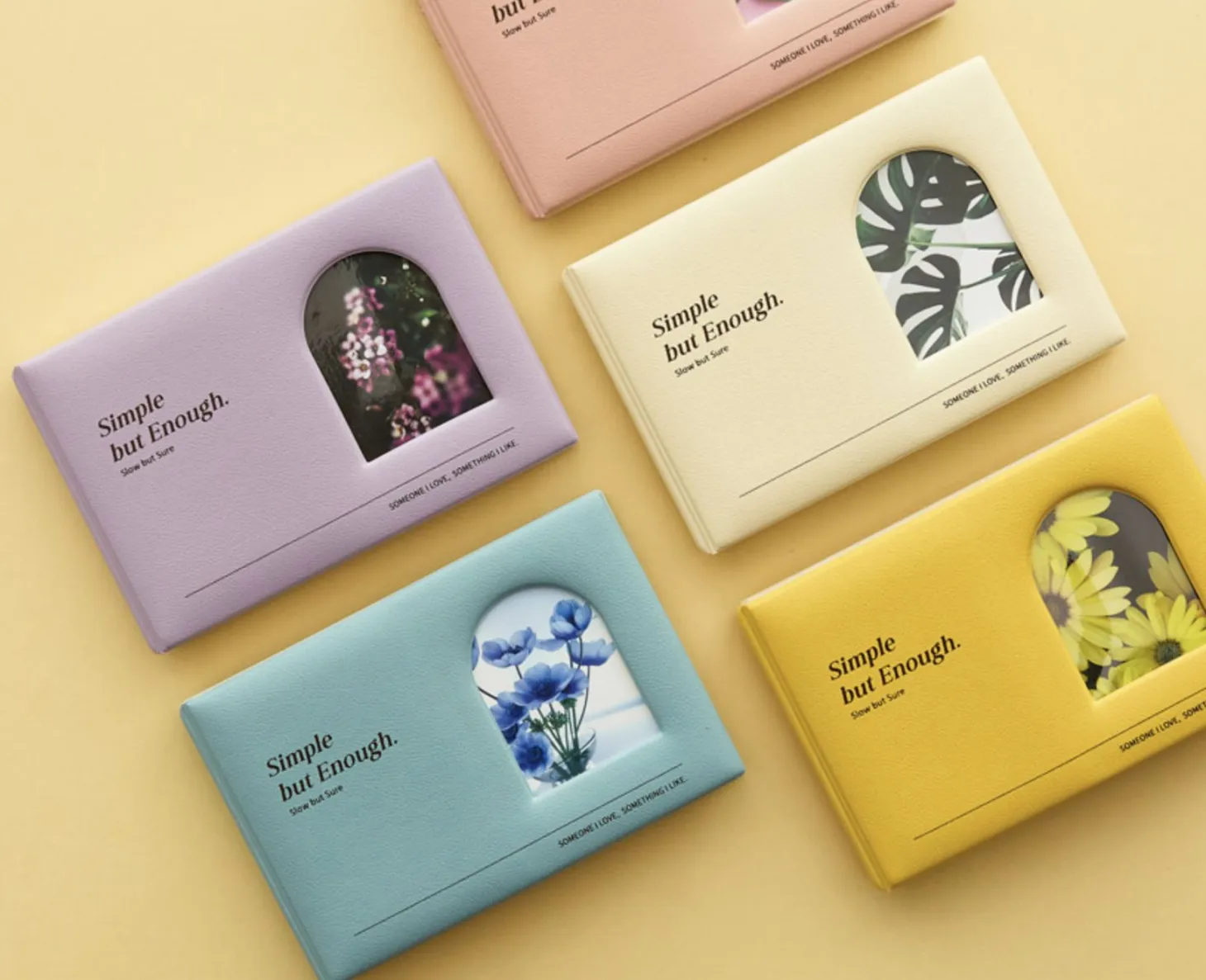 Vegan Leather Simple Semi Year Weekly Planner