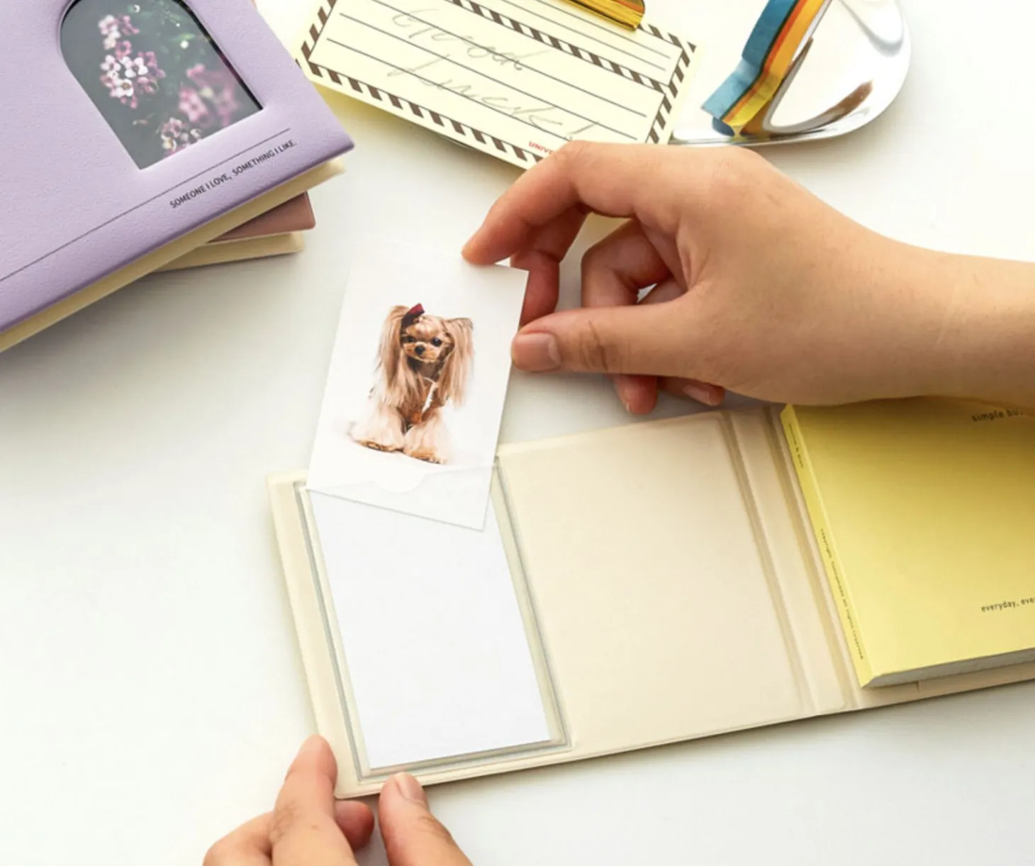Vegan Leather Simple Semi Year Weekly Planner