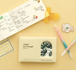 Vegan Leather Simple Semi Year Weekly Planner