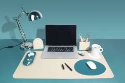 Vegan Leather Wide Desk Mat