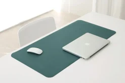Vegan Leather Wide Desk Mat