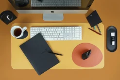 Vegan Leather Wide Desk Mat
