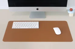 Vegan Leather Wide Desk Mat
