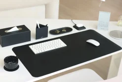 Vegan Leather Wide Desk Mat