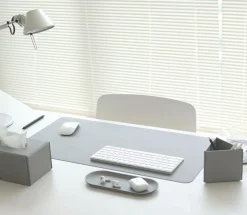 Vegan Leather Wide Desk Mat