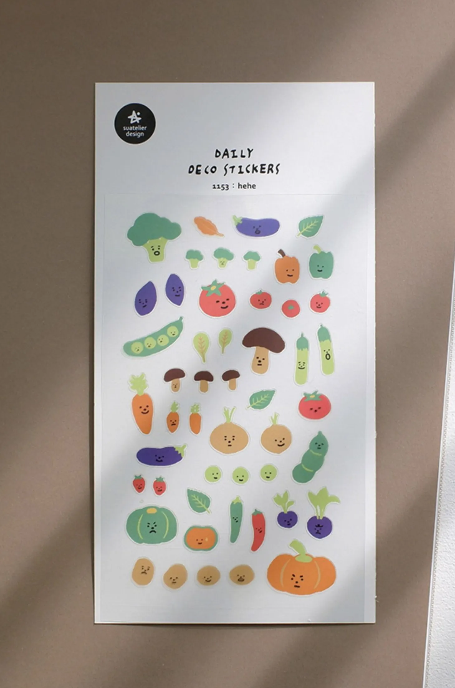 Veggie Emoji Deco Sticker