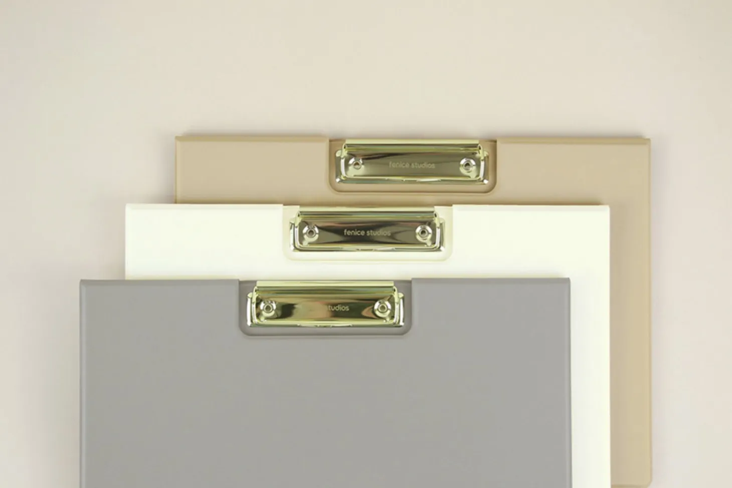 Vertical Folding Vegan Leather Clipboard