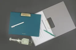 Vertical Folding Vegan Leather Clipboard