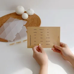 Vertical Translucent 6 Ring A5 Index Tabs