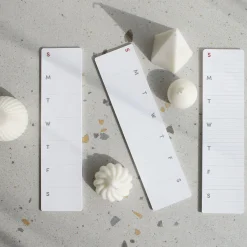 Vertical Weekly Schedule Sticky Note