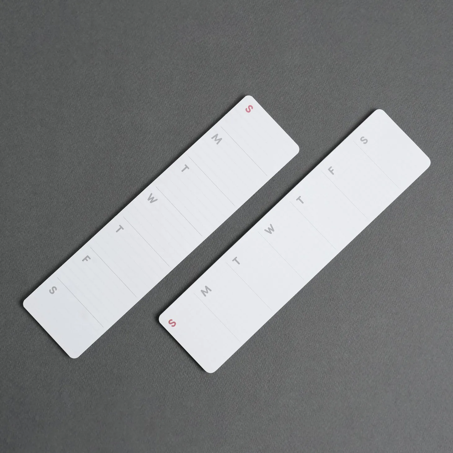 Vertical Weekly Schedule Sticky Note