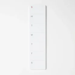 Vertical Weekly Schedule Sticky Note