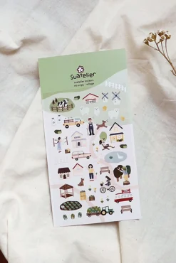 Village Deco Sticker