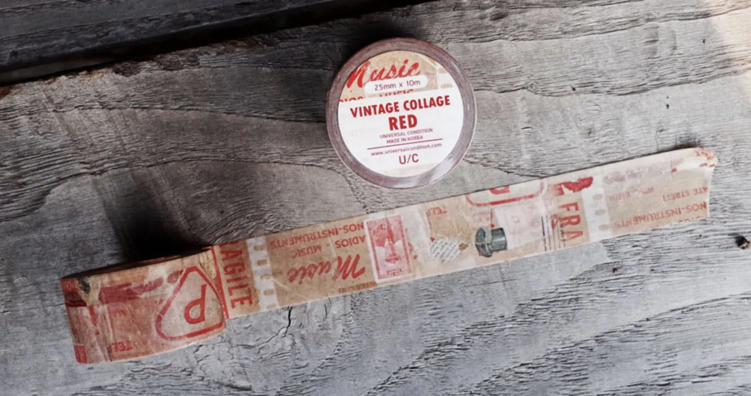 Vintage Collage Masking Tape