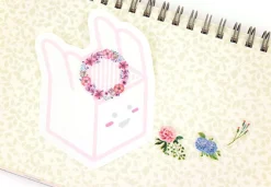 Vintage Flower Deco Sticker
