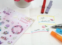 Vintage Flower Deco Sticker