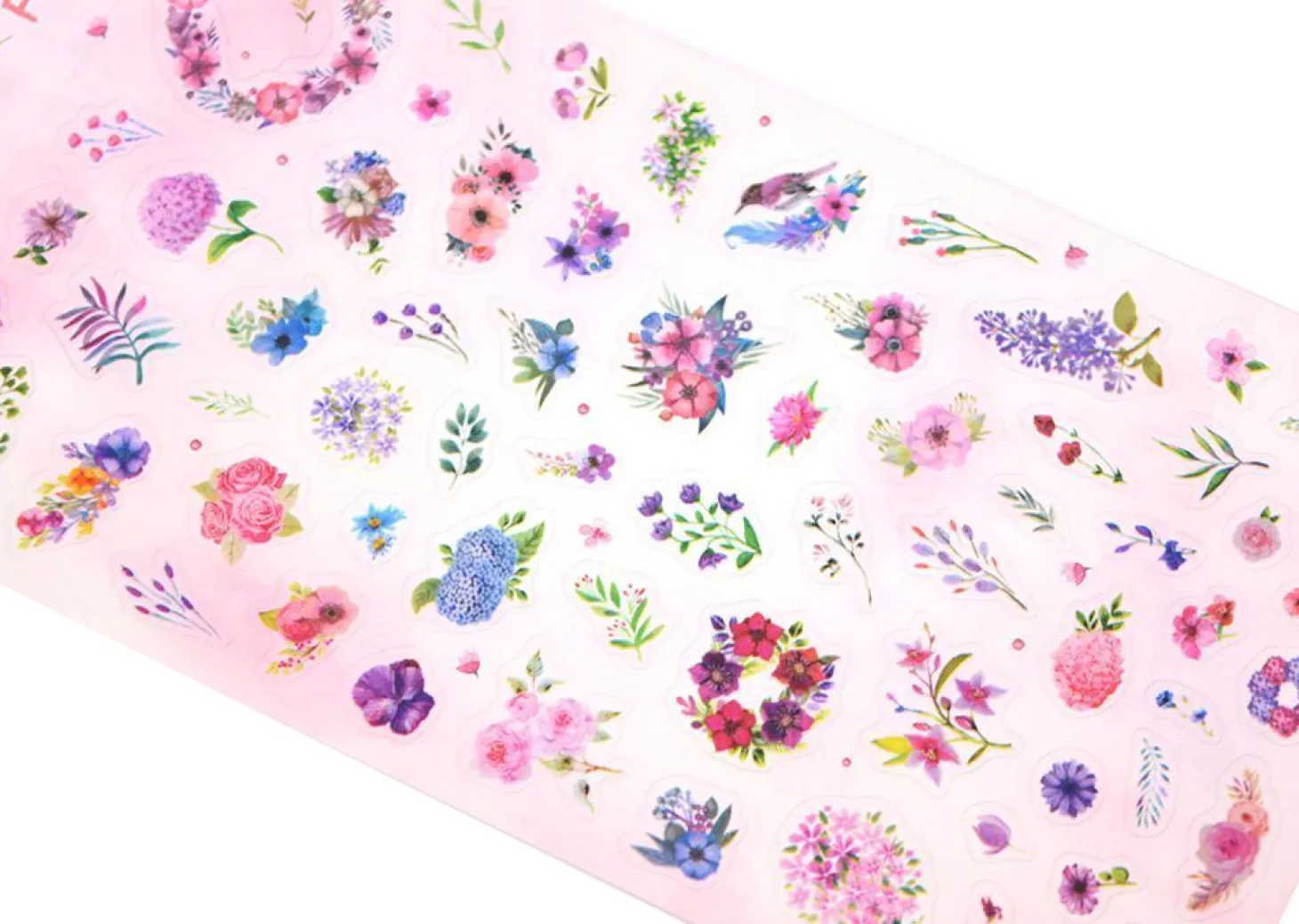 Vintage Flower Deco Sticker