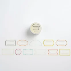 Vintage Label Frame Masking Tape
