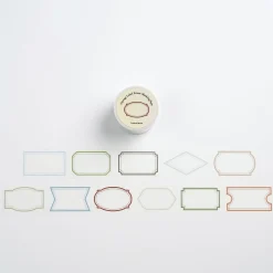 Vintage Label Frame Masking Tape