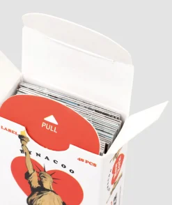 Vintage Label Sticker Box