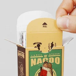 Vintage Label Sticker Box