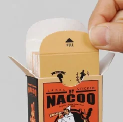 Vintage Label Sticker Box