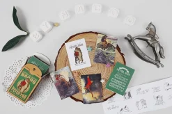 Vintage Label Sticker Box