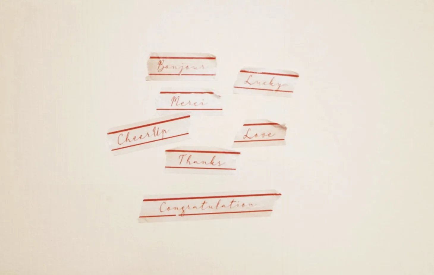 Vintage Lettering Masking Tape