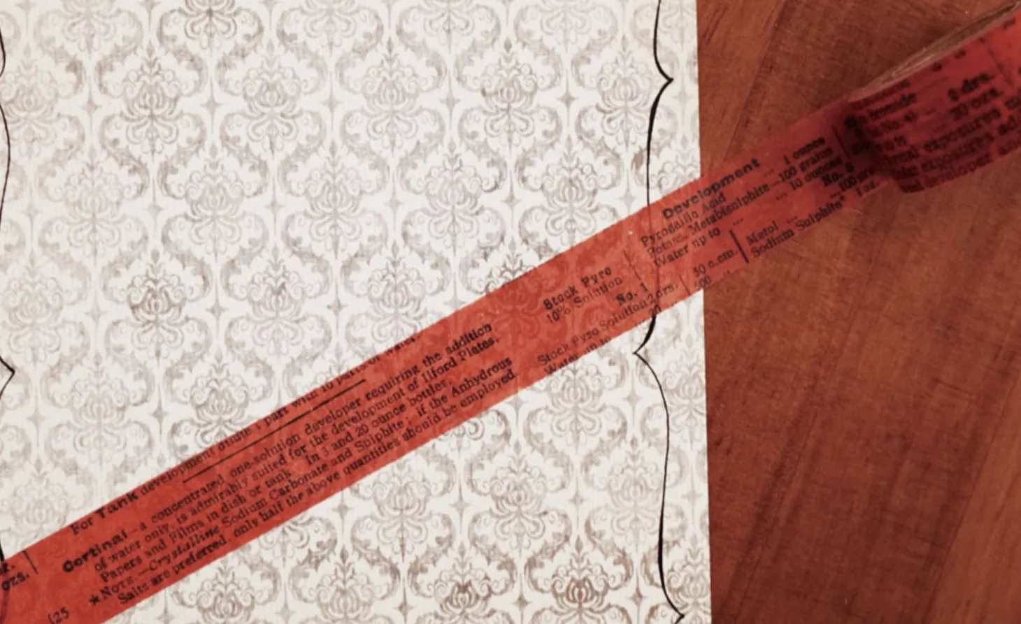 Vintage Lettering Masking Tape
