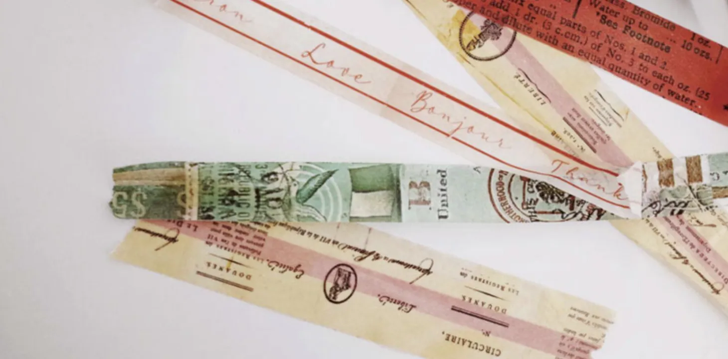 Vintage Lettering Masking Tape