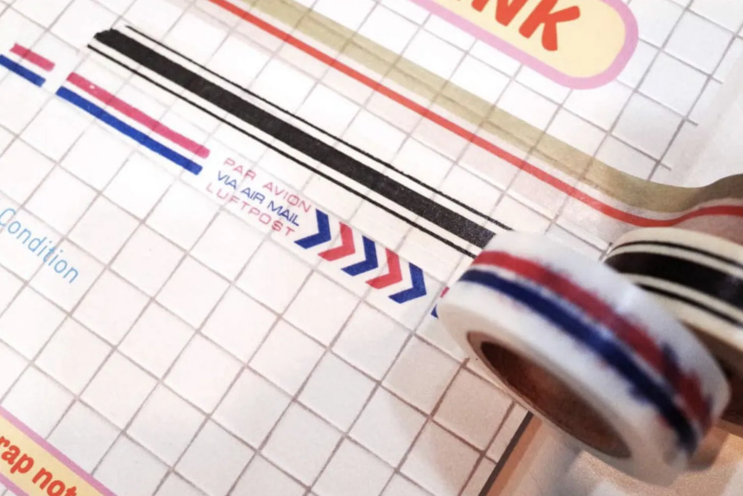 Vintage Line Masking Tape v2