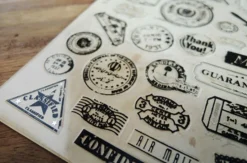 Vintage Stamp Deco Sticker