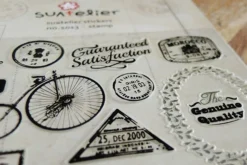 Vintage Stamp Deco Sticker