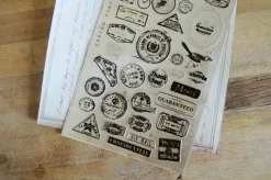 Vintage Stamp Deco Sticker
